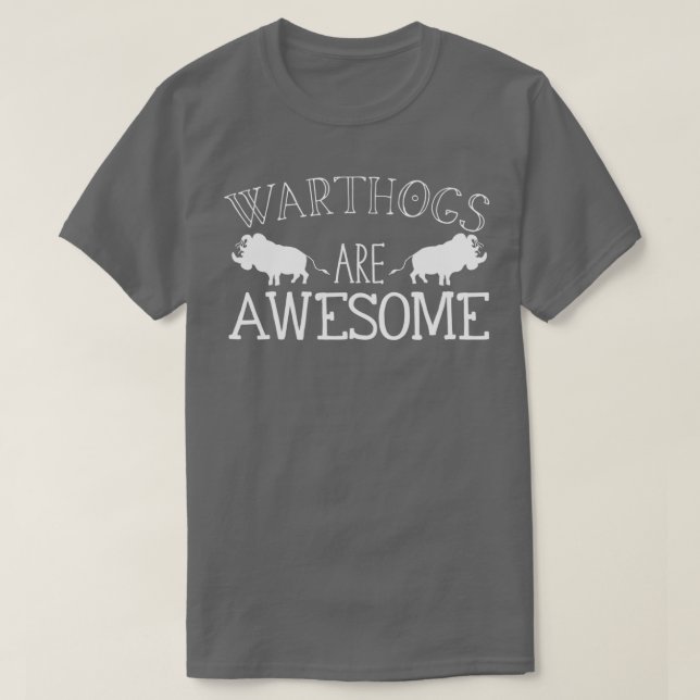 Camiseta Os Warthogs são incríveis (Frente do Design)