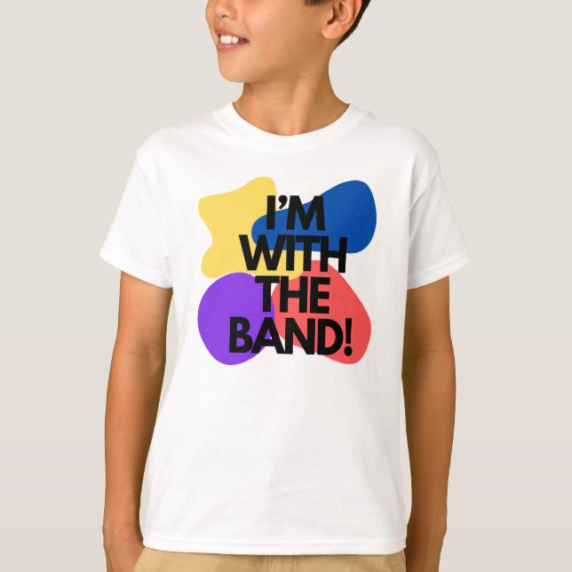 Camiseta Os Wiggles - Eu estou com a Banda! (Frente)