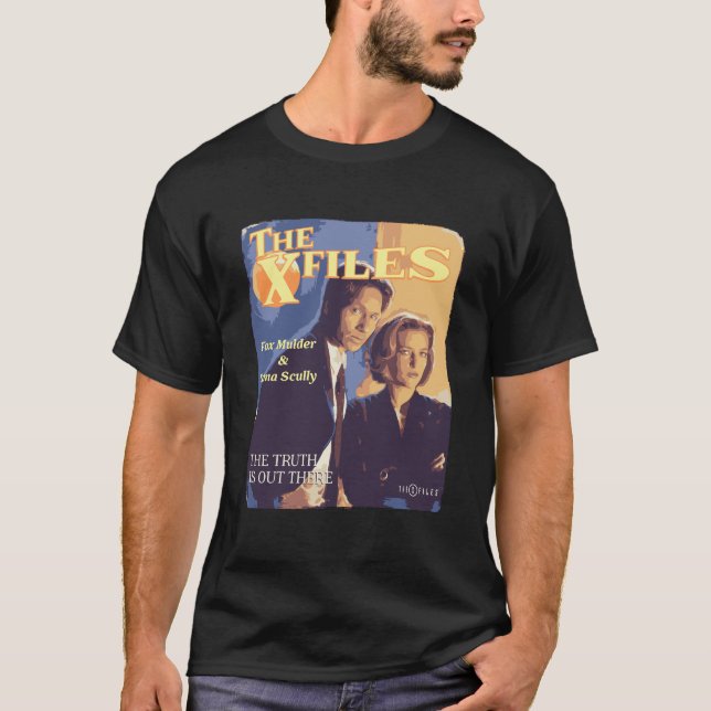 Camiseta Os X-Files Que A Verdade Está Lá Fora Poster (Frente)