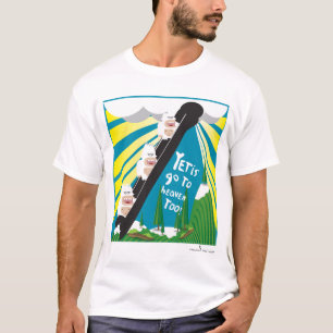 Camiseta Os Yetis vão ao céu demasiado!