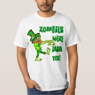 Camiseta Os zombis eram irlandeses demasiado!