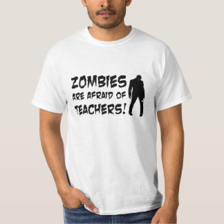 Camiseta Os zombis estão receosos do t-shirt do valor dos