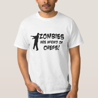Camiseta Os zombis estão receosos do t-shirt fixado o preço