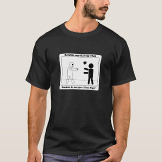 Camiseta Os zombis não dão abraços livres