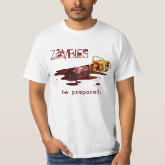 Camiseta Os ZOMBIS… sejam preparados. - branco