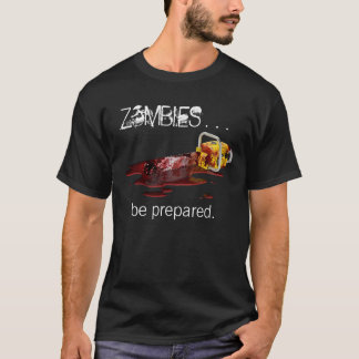 Camiseta Os ZOMBIS… sejam preparados. - preto