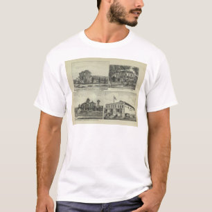 Camiseta Osage, monte, e Burlington, Kansas