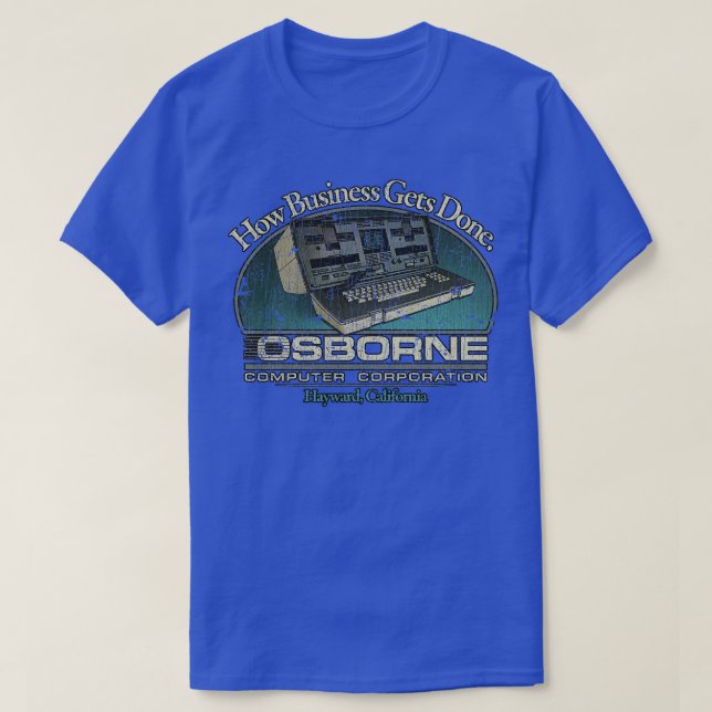 Camiseta Osborne Computer Corporation 1980 (Frente do Design)
