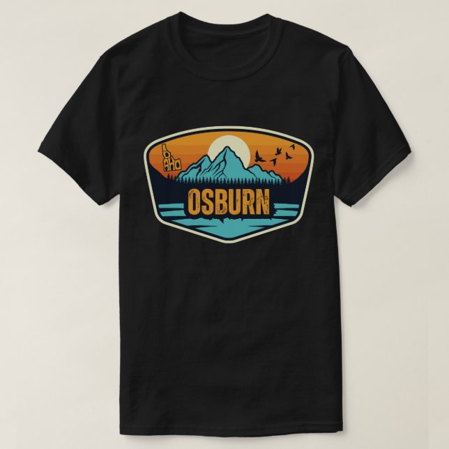 Camiseta Osburn, Idaho (Frente do Design)