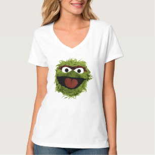 Camiseta Oscar a tendência da aguarela do Grouch  