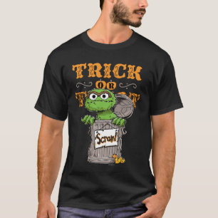 Camiseta Oscar o Grouch - a doçura ou travessura, Scram!