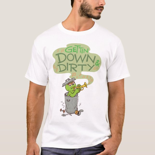 Camiseta Oscar, o Grouch | Descer e Sujar (Frente)