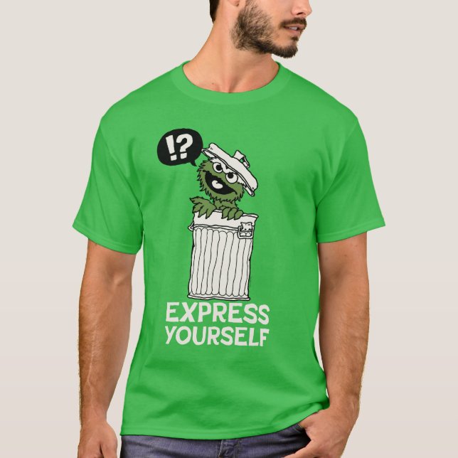 Camiseta Oscar, o Grouch Expresse-se (Frente)