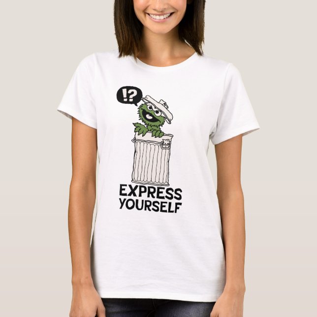 Camiseta Oscar, o Grouch Expresse-se (Frente)