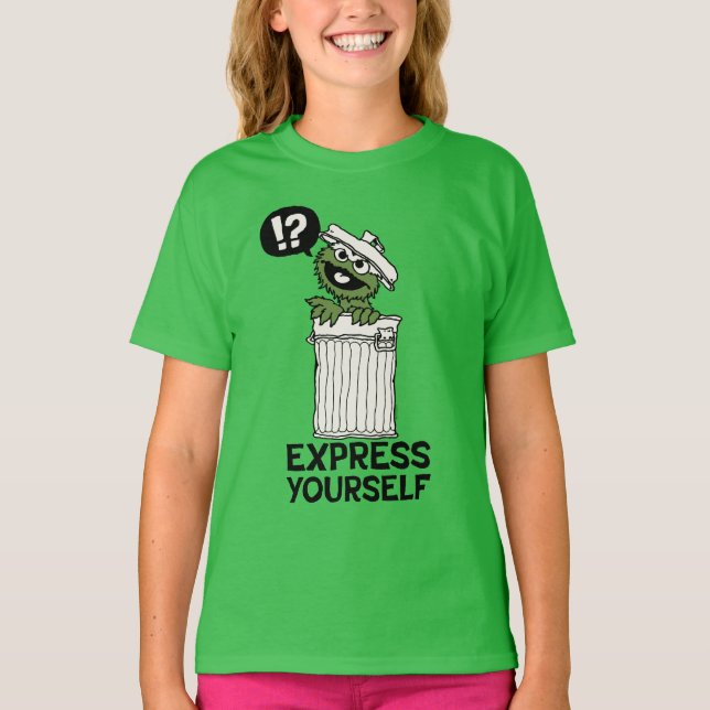 Camiseta Oscar, o Grouch Expresse-se (Frente)