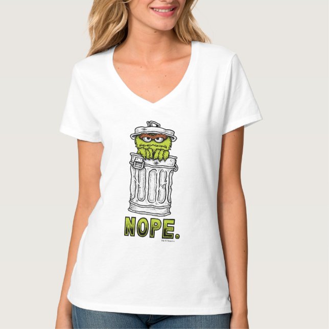 Camiseta Oscar, o Grouch - Não. (Frente)