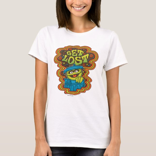 Camiseta Oscar, o Grouch | Psicodélica (Frente)