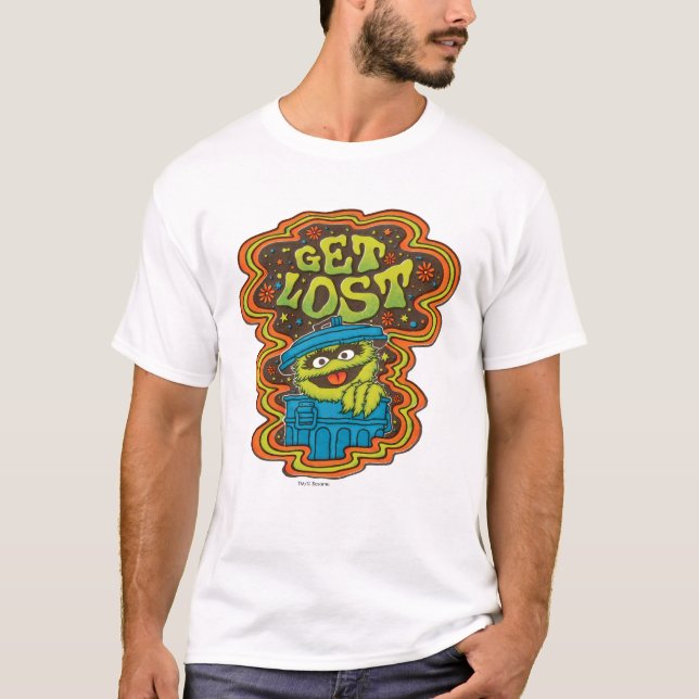 Camiseta Oscar, o Grouch | Psicodélica (Frente)