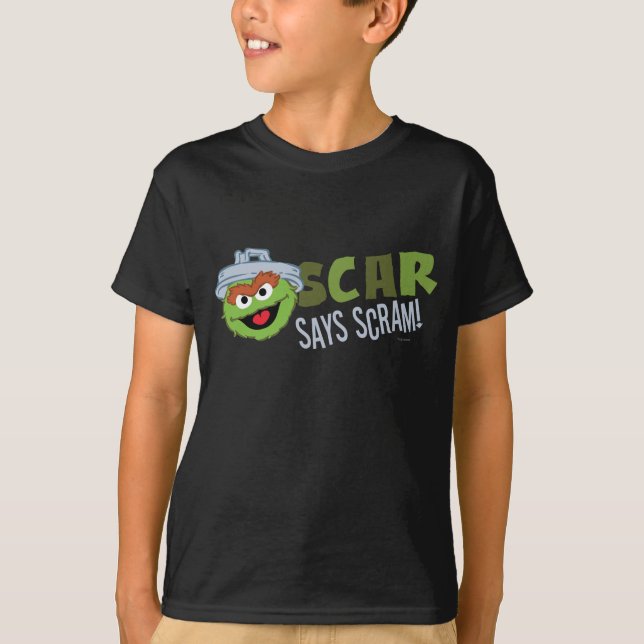Camiseta Oscar, o Grouch Scram (Frente)