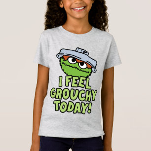 Camiseta Oscar, o Grouch Sinto-Me Agitada Hoje!