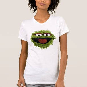 Camiseta Oscar, o Grouch Tendência da Aquarela