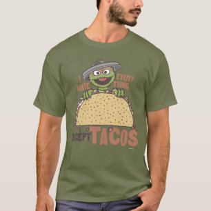 Camiseta Oscar Odeio Tudo Exceto Tacos