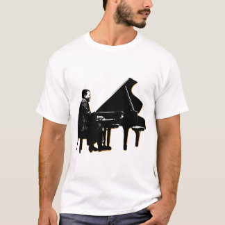 Camiseta Oscar Peterson Sobre As Chaves