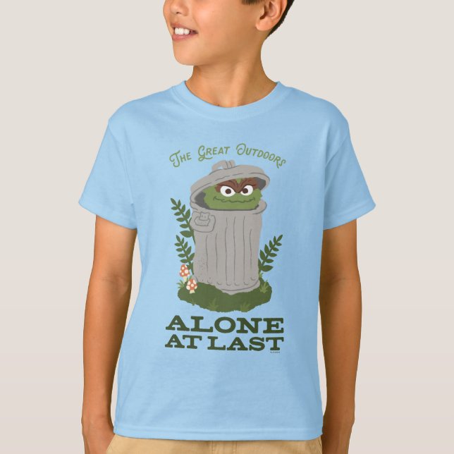 Camiseta Oscar The Grouch | Excelente ao ar livre (Frente)