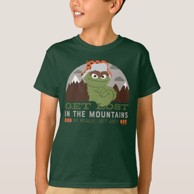 Camiseta Oscar The Grouch | Excelente ao ar livre (Frente)
