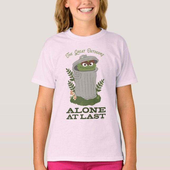 Camiseta Oscar The Grouch | Excelente ao ar livre (Frente)
