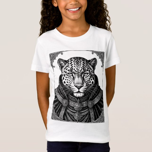 Camiseta Ose O Rei Leopardo das Sombras (Frente)