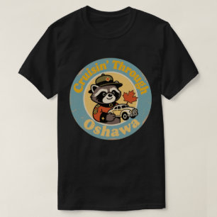 Camiseta Oshawa Vintage Ontário Cidade Motora Diversão