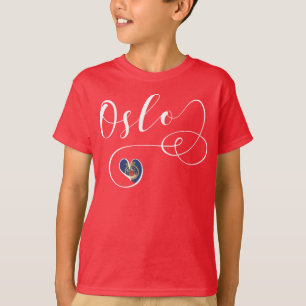 Camiseta Oslo Heart, Noruega