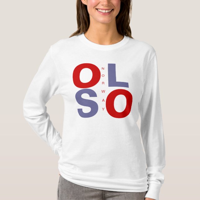 CAMISETA OSLO NORUEGA (Frente)