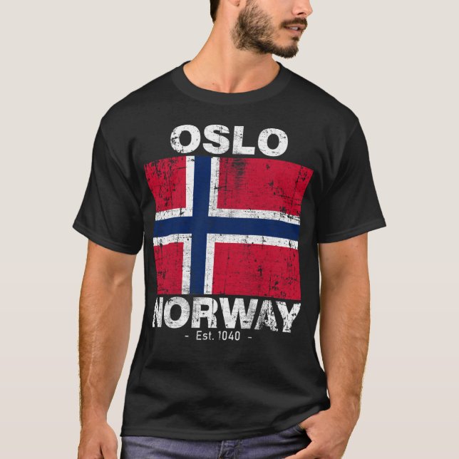 Camiseta Oslo Noruega (Frente)