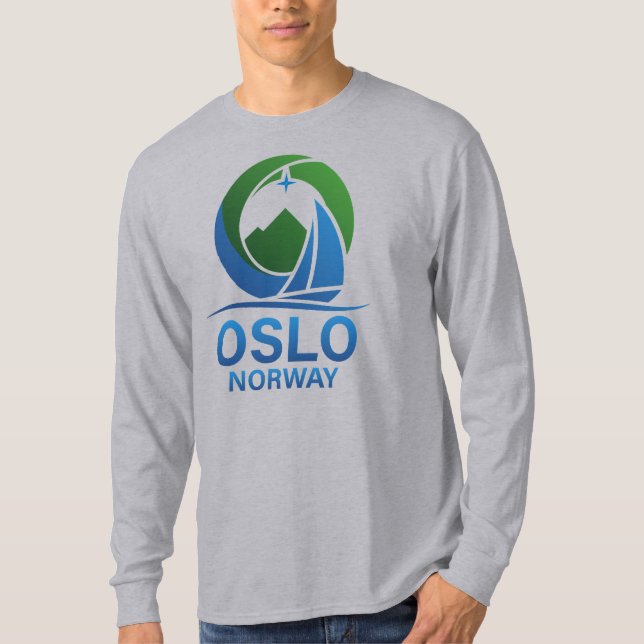 Camiseta Oslo Noruega Europa (Frente)