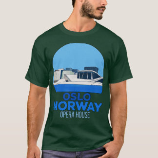 Camiseta Oslo norueguesa e Balé Noruega
