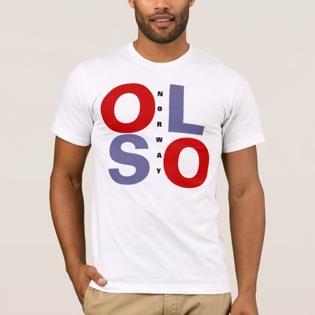 CAMISETA OSLO NORWAY (Frente)