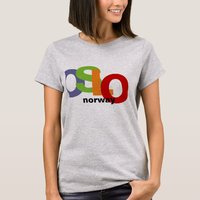 CAMISETA OSLO NORWAY (Frente)