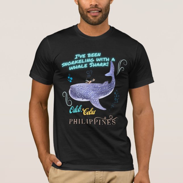 Camiseta Oslob Whale Shark Snorkeling (Frente)