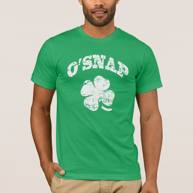Camiseta O'SNAP - St Patrick engraçado (Frente)
