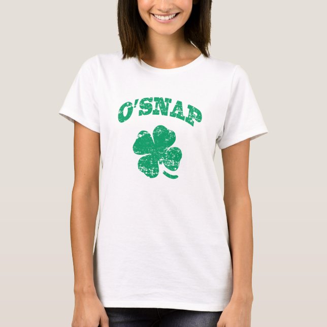 Camiseta O'SNAP - St Patrick engraçado (Frente)