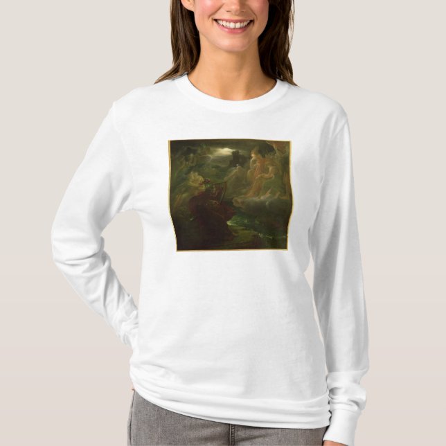 Camiseta Ossian que conjura acima dos espírito do rio (Frente)