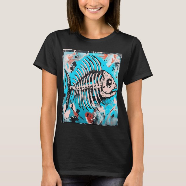 Camiseta Ossos Abstratos (Frente)