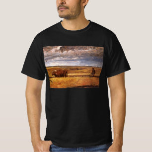 Camiseta Ossos de Búfalo Revolvidos por Harvey Thomas Dunn