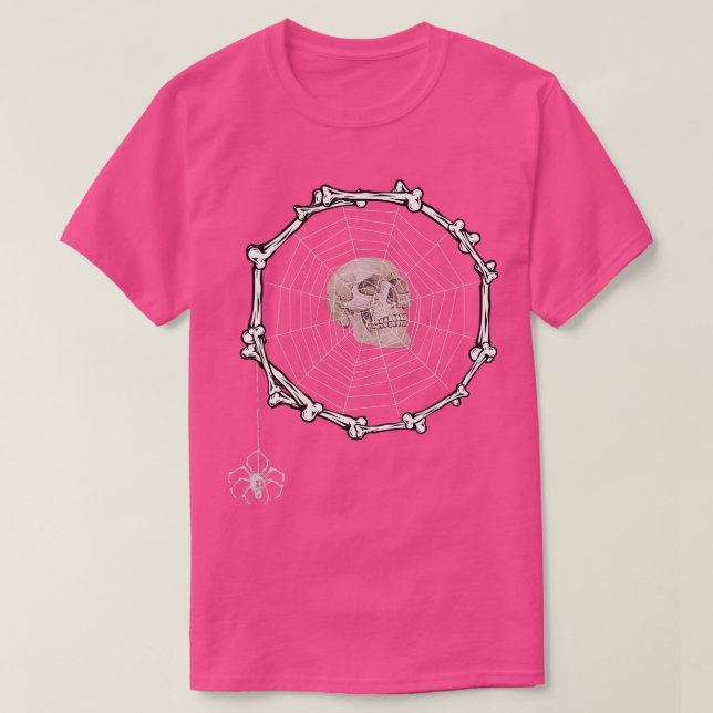 Camiseta ossos e teias (Frente do Design)