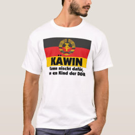 Camiseta Ostalgie Käwin Ein Kind der DDR Deutschland