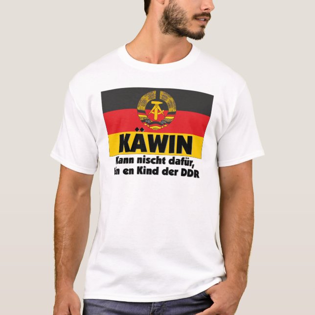 Camiseta Ostalgie Käwin Ein Kind der DDR Deutschland (Frente)