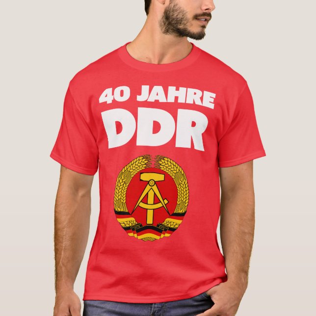 Camiseta Ostalgie! Lembre-se da DDR, camarada! (Frente)