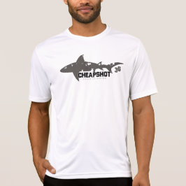 Camiseta Ostente o T branco de Tek - logotipo de Cheapshot